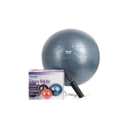 AGM GROUP 75 cm Fitness Ball Kit - Dark Blue AG12910